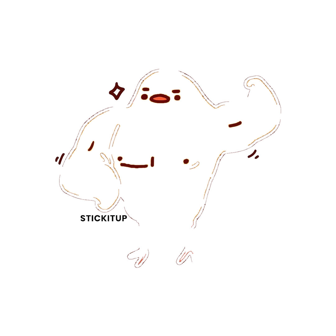 Muscular Chicken Sticker